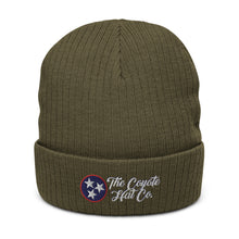 Load image into Gallery viewer, Tri Star Recycled Cuffed Beanie
